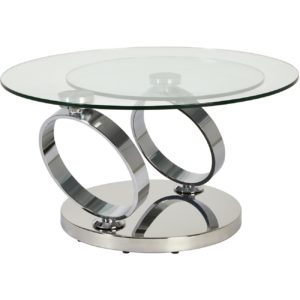 Table basse chic en verre